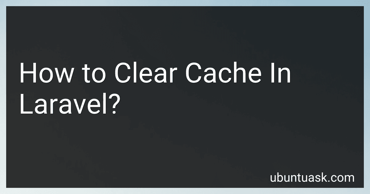 How to Clear Cache In Laravel? image