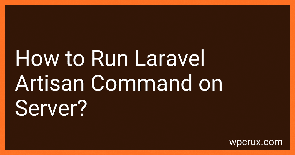 How to Run Laravel Artisan Command on Server? image