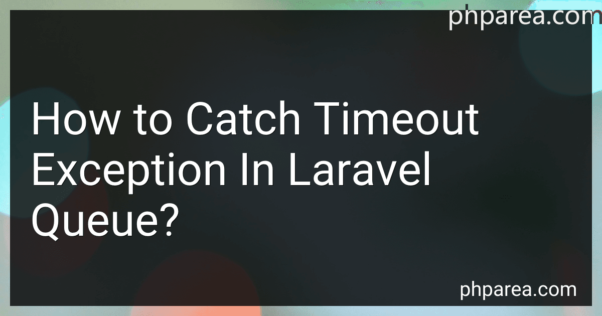 How to Catch Timeout Exception In Laravel Queue? preview