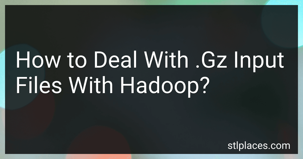 How to Deal With .Gz Input Files With Hadoop? image