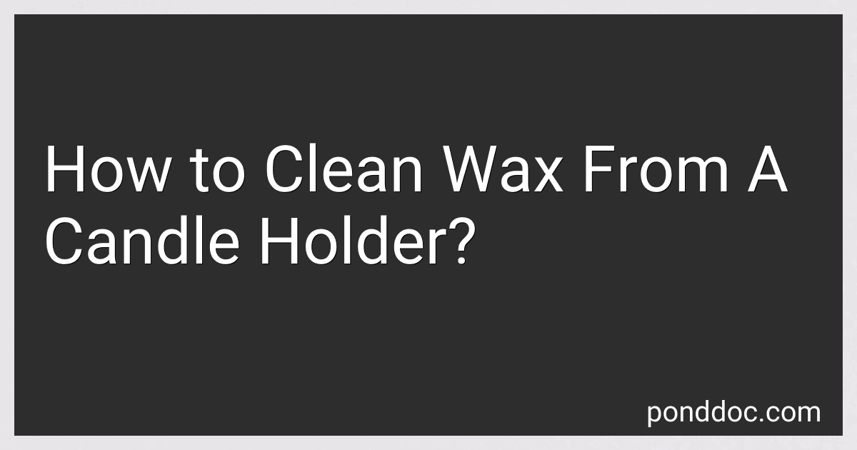 How to Clean Wax From A Candle Holder? preview