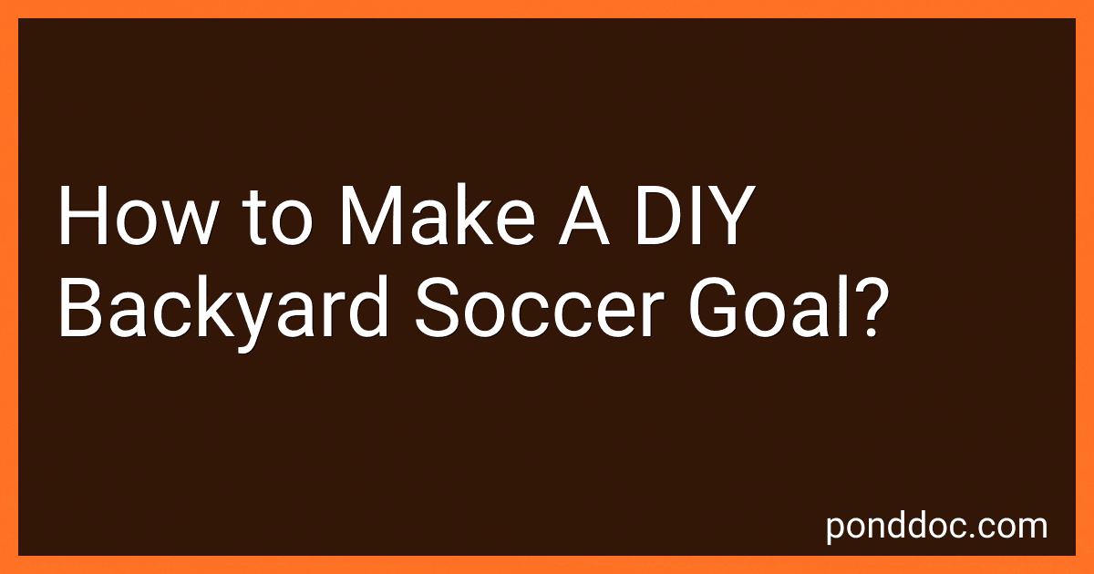 How to Make A DIY Backyard Soccer Goal? image