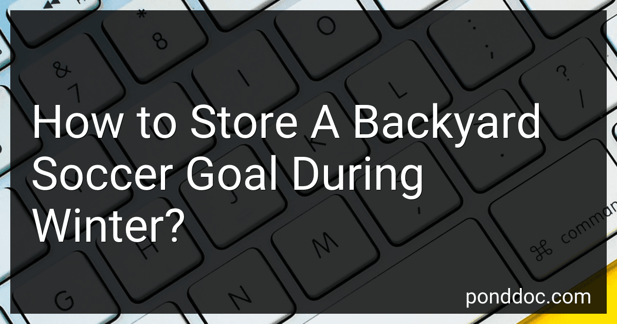 How to Store A Backyard Soccer Goal During Winter? preview