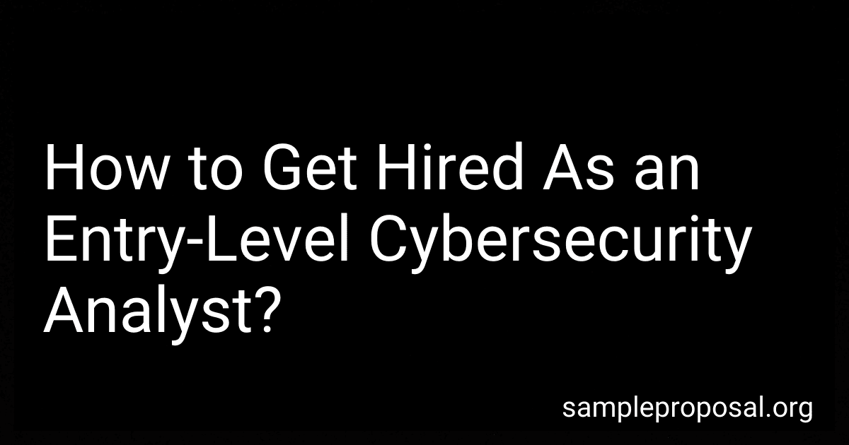 How to Get Hired As an Entry-Level Cybersecurity Analyst? image