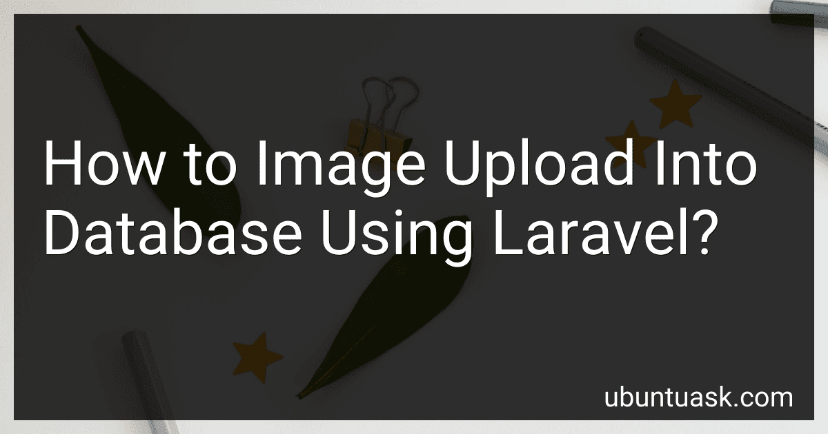 How to Image Upload Into Database Using Laravel? image