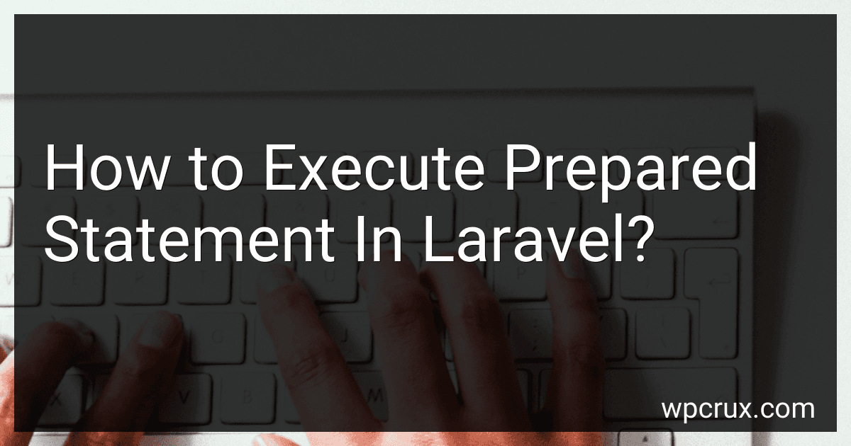 How to Execute Prepared Statement In Laravel? image