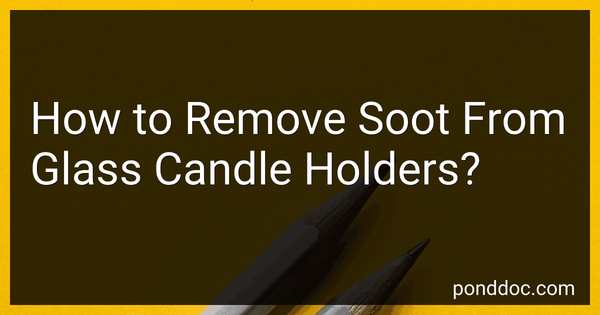 How to Remove Soot From Glass Candle Holders? preview