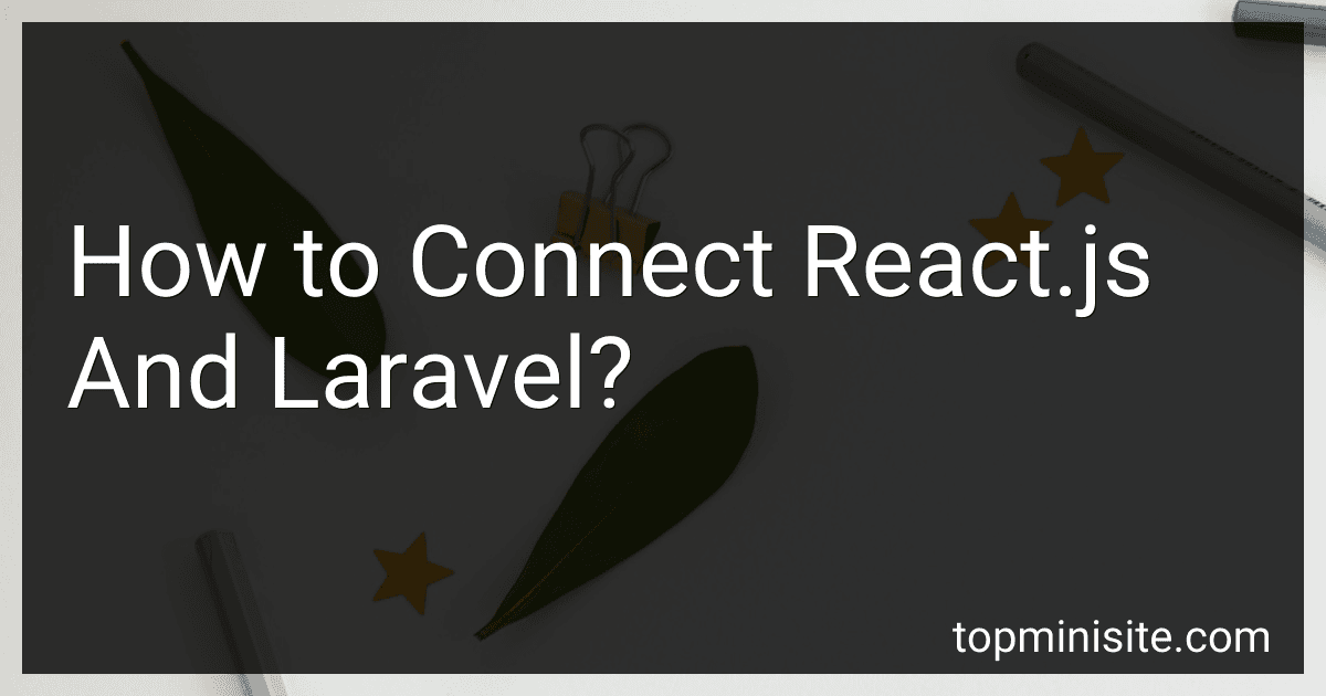 How to Connect React.js And Laravel? image