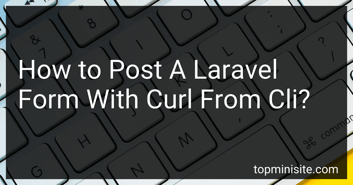 How to Post A Laravel Form With Curl From Cli? image