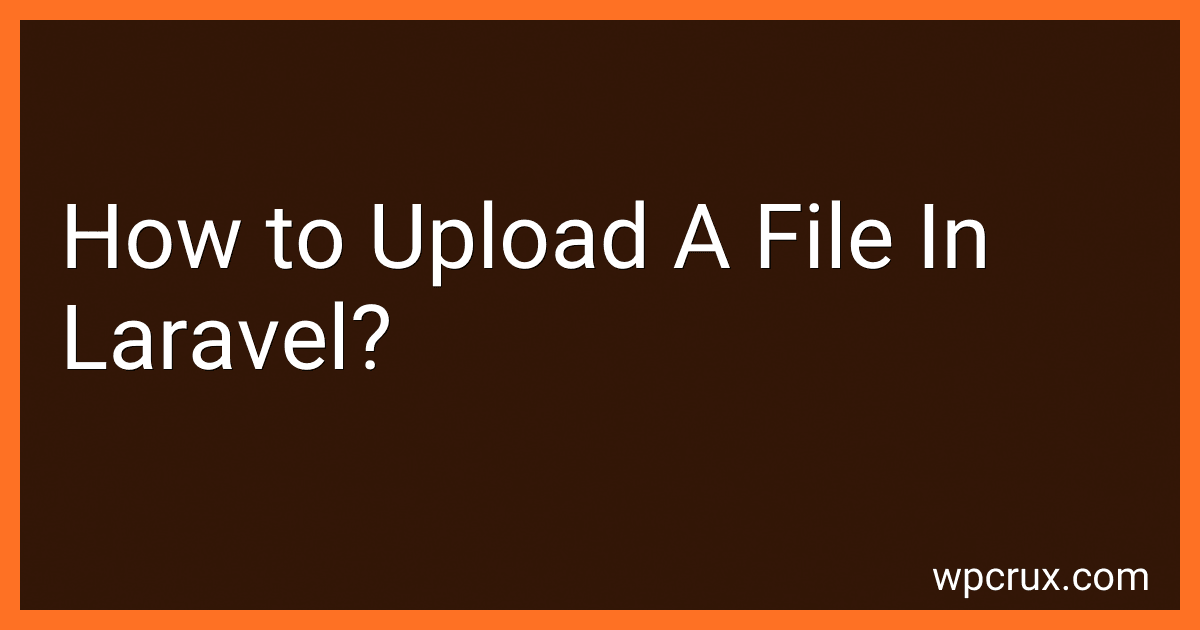 How to Upload A File In Laravel? preview