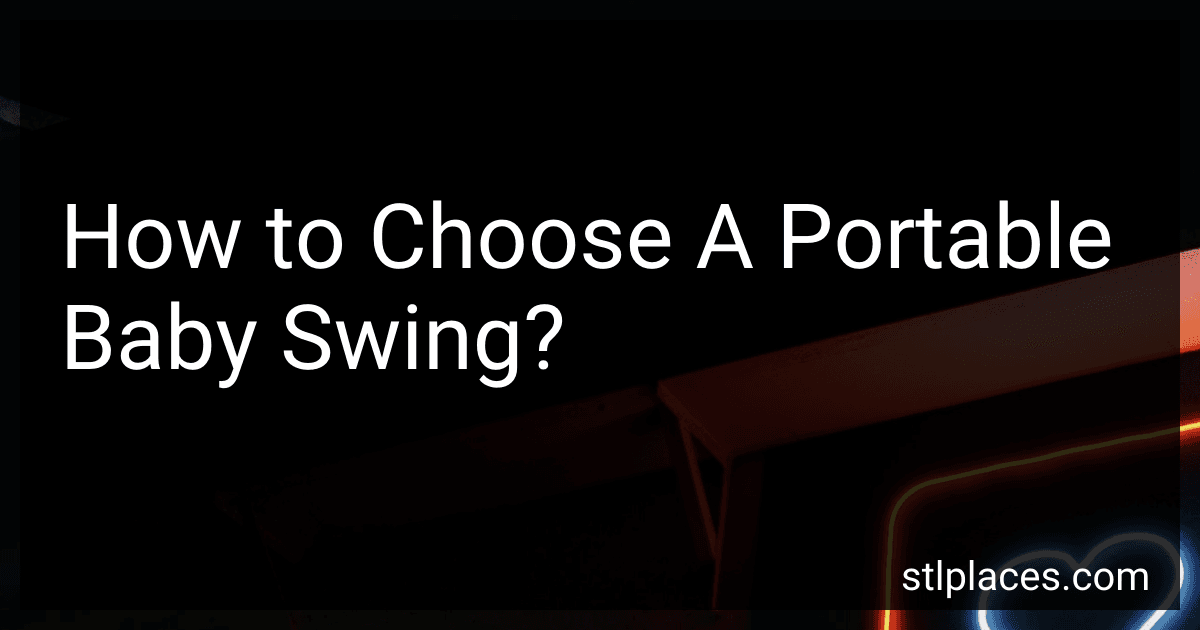 How to Choose A Portable Baby Swing? image