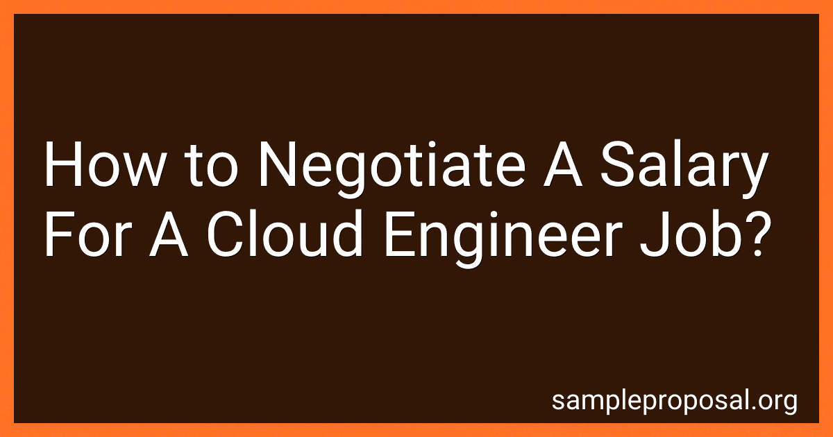 How to Negotiate A Salary For A Cloud Engineer Job? image