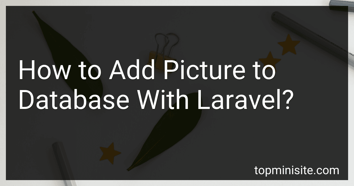 How to Add Picture to Database With Laravel? image