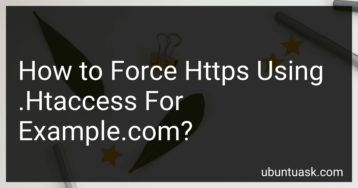 How to Force Https Using .Htaccess For Example.com? image