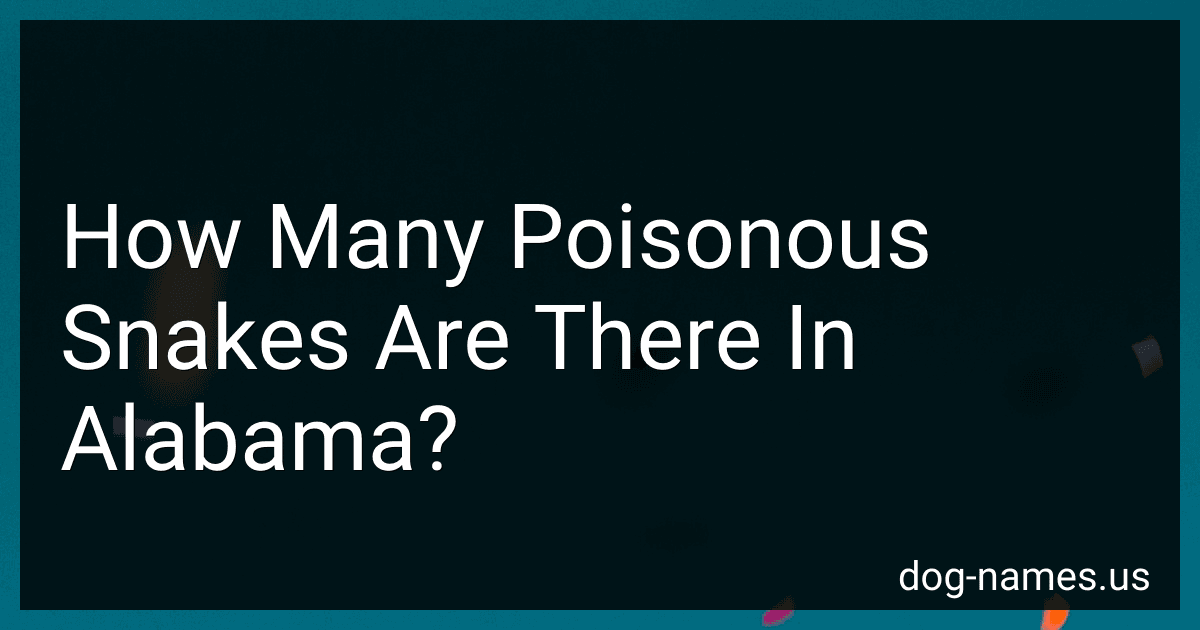 How Many Poisonous Snakes Are There In Alabama? preview