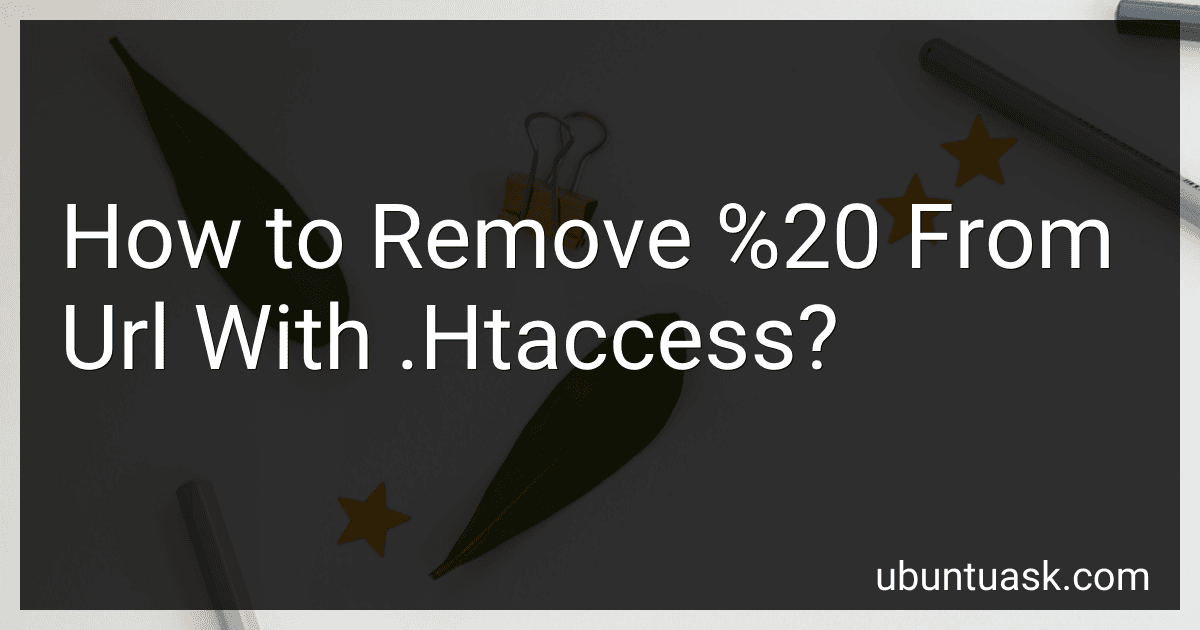 How to Remove %20 From Url With .Htaccess? image