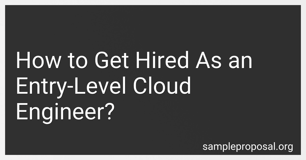 How to Get Hired As an Entry-Level Cloud Engineer? image