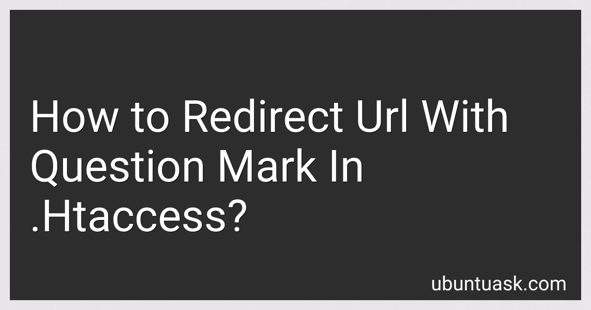 How to Redirect Url With Question Mark In .Htaccess? image