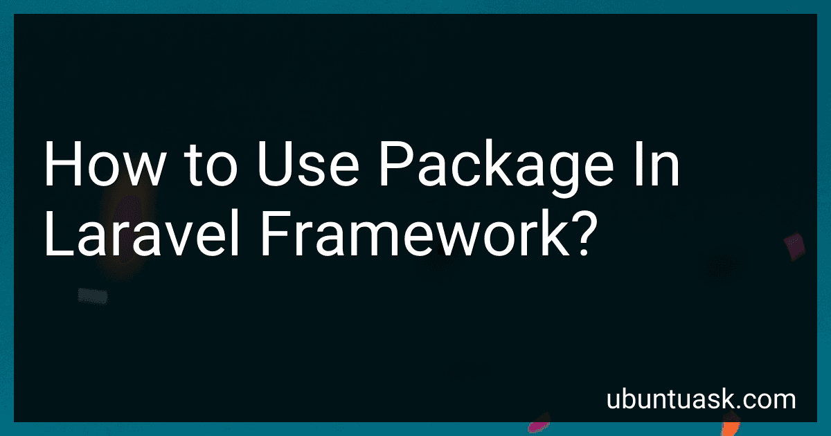 How to Use Package In Laravel Framework? image