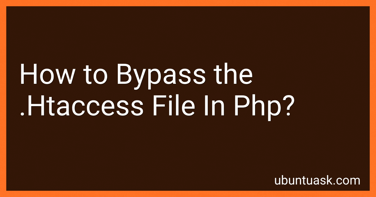 How to Bypass the .Htaccess File In Php? image