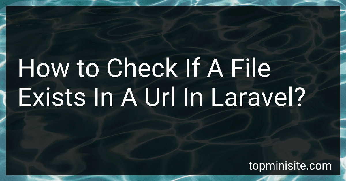 How to Check If A File Exists In A Url In Laravel? image