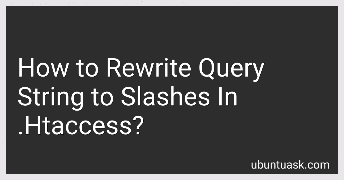 How to Rewrite Query String to Slashes In .Htaccess? image