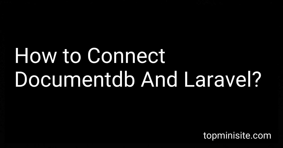 How to Connect Documentdb And Laravel? image