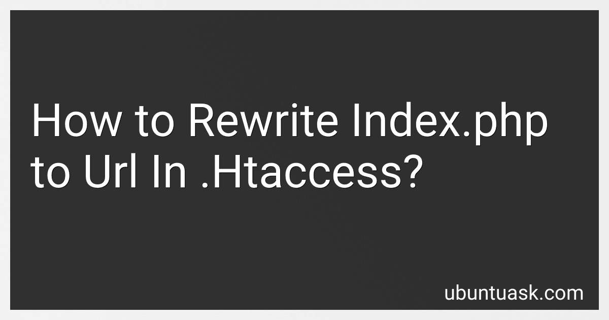 How to Rewrite Index.php to Url In .Htaccess? image