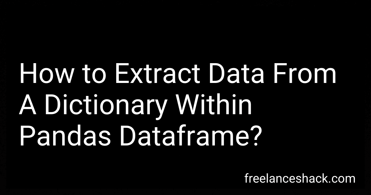 How to Extract Data From A Dictionary Within Pandas Dataframe? preview