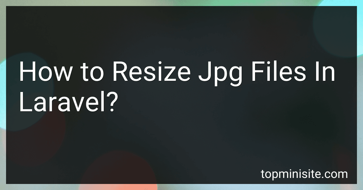 How to Resize Jpg Files In Laravel? image