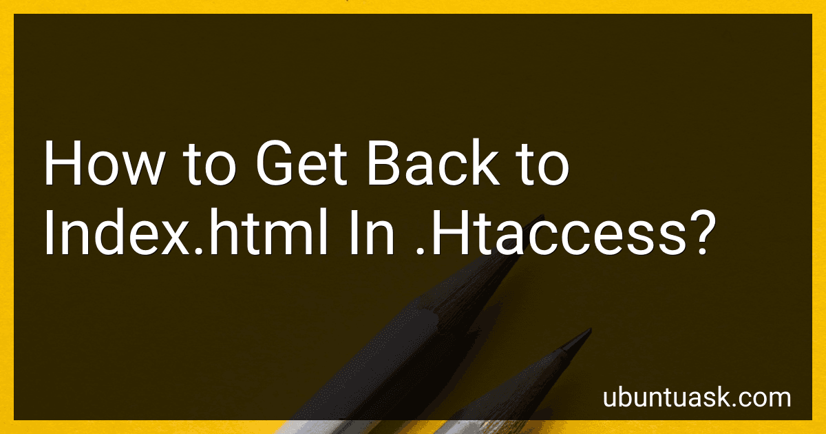 How to Get Back to Index.html In .Htaccess? image