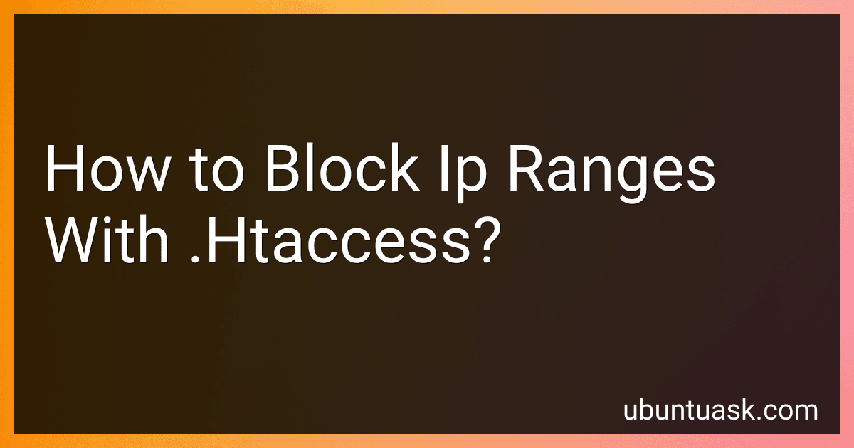 How to Block Ip Ranges With .Htaccess? image