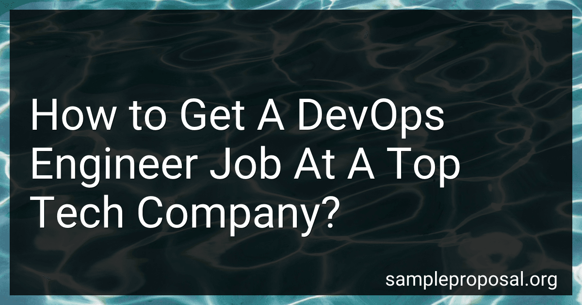 How to Get A DevOps Engineer Job At A Top Tech Company? image