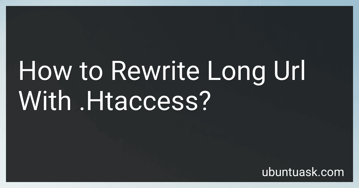 How to Rewrite Long Url With .Htaccess? image
