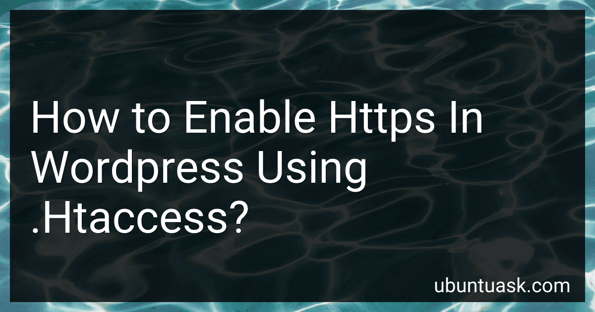 How to Enable Https In Wordpress Using .Htaccess? image