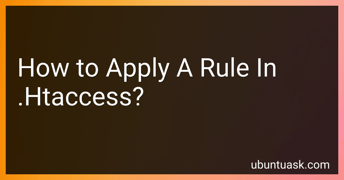 How to Apply A Rule In .Htaccess? image