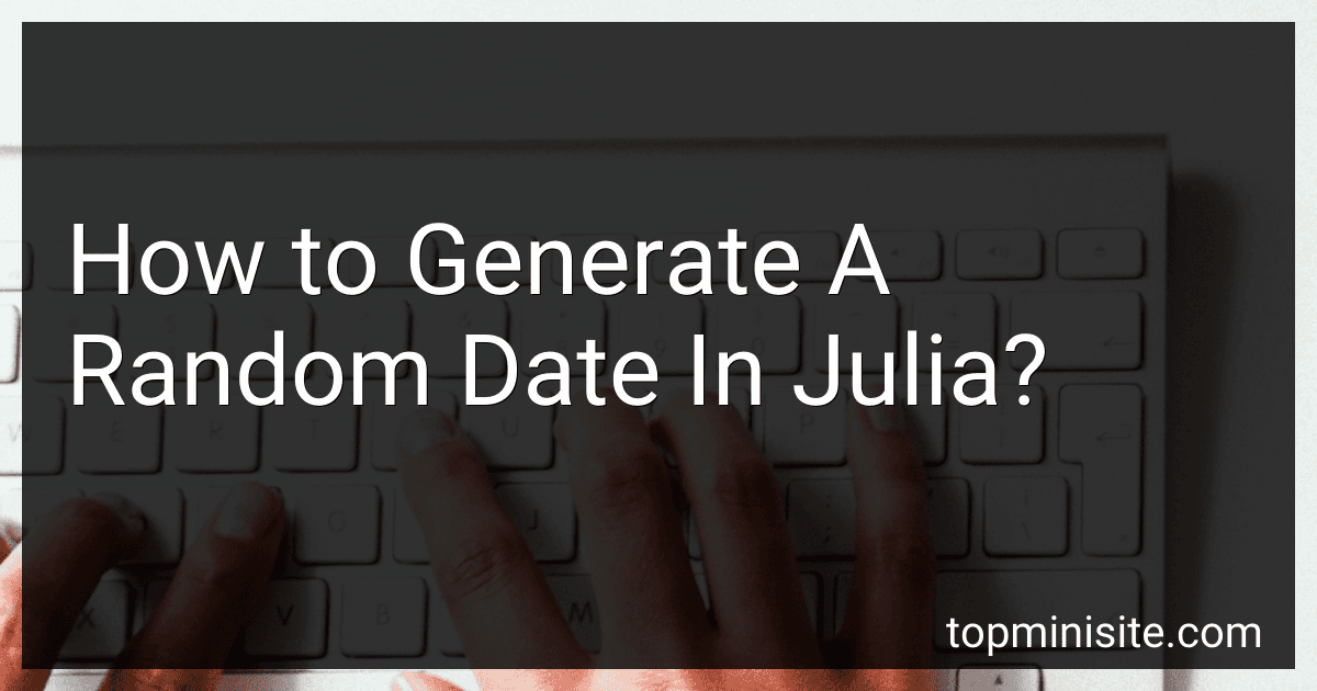 How to Generate A Random Date In Julia? image