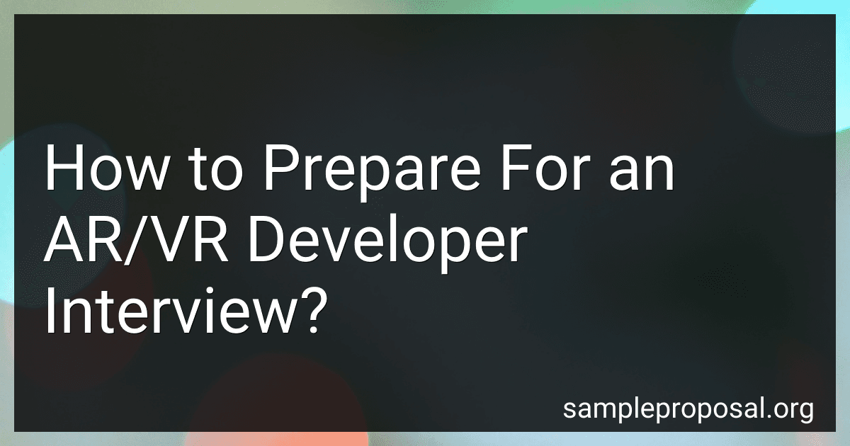 How to Prepare For an AR/VR Developer Interview? image