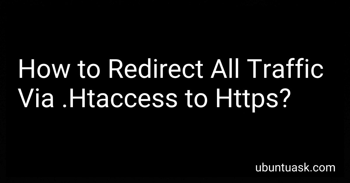 How to Redirect All Traffic Via .Htaccess to Https? image