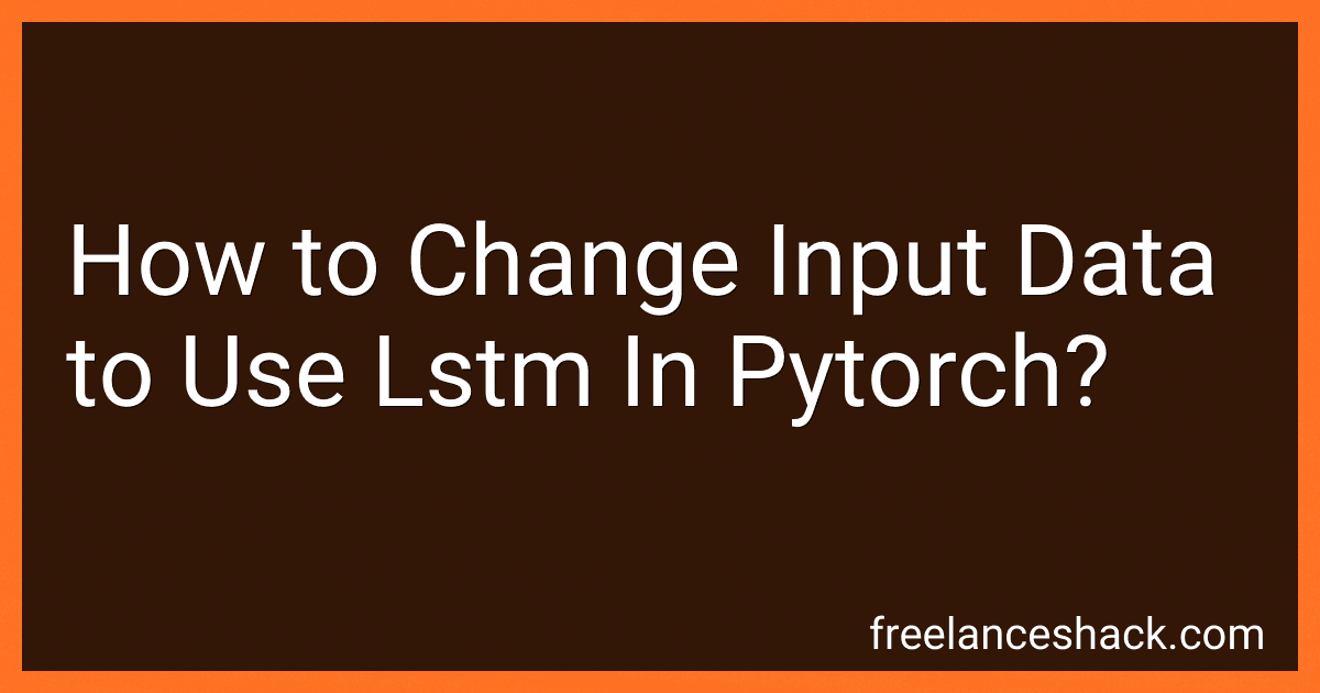 How to Change Input Data to Use Lstm In Pytorch? image