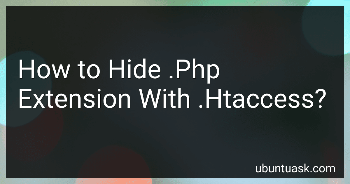 How to Hide .Php Extension With .Htaccess? image
