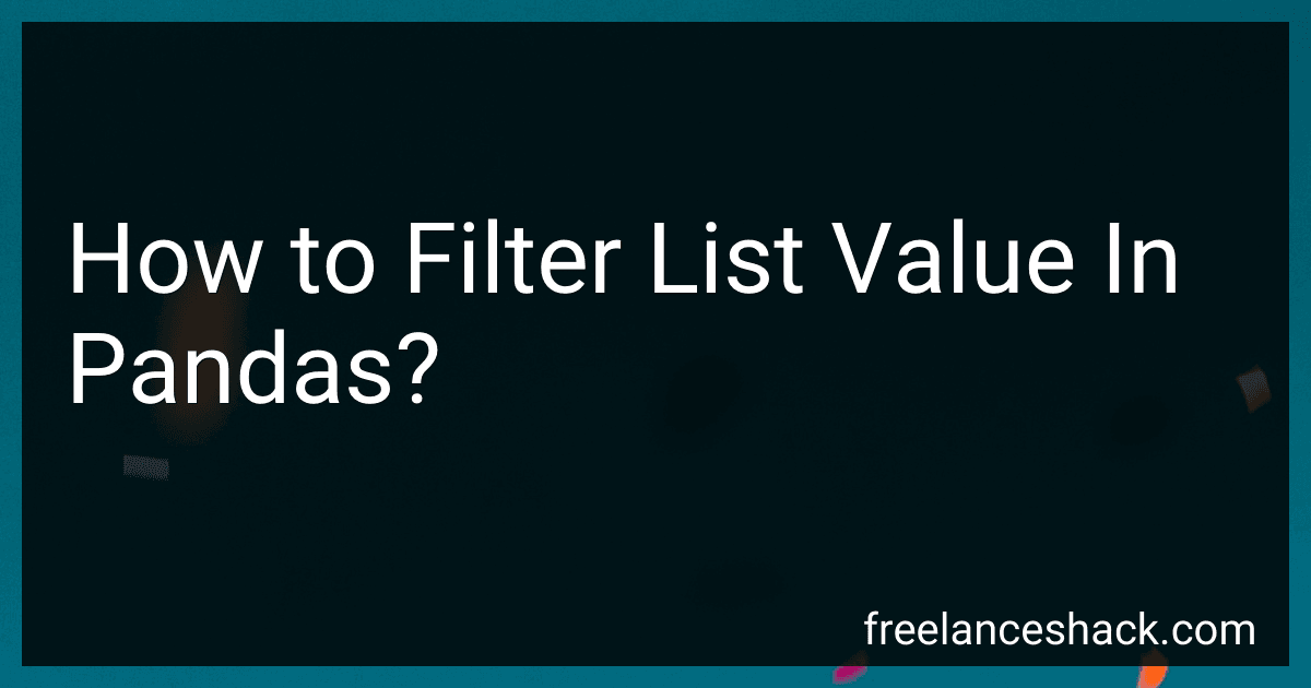 How to Filter List Value In Pandas? image