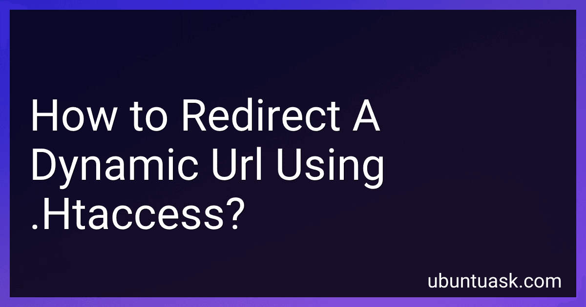 How to Redirect A Dynamic Url Using .Htaccess? image