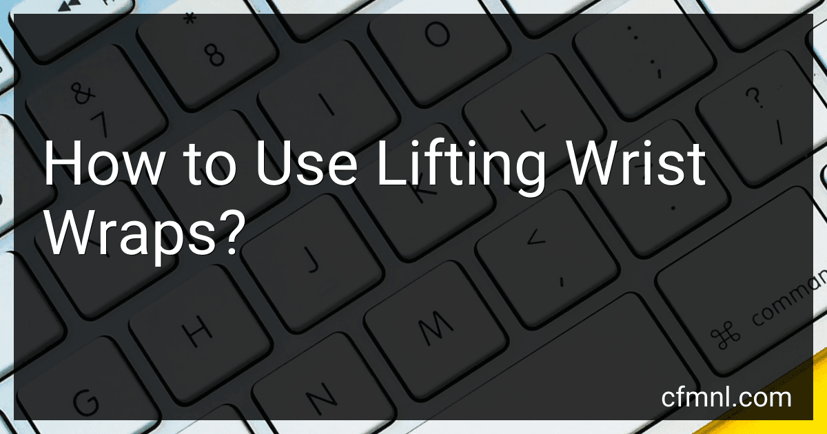 How to Use Lifting Wrist Wraps? preview