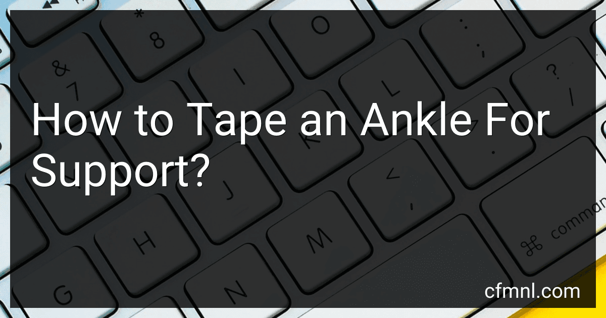 How to Tape an Ankle For Support? preview