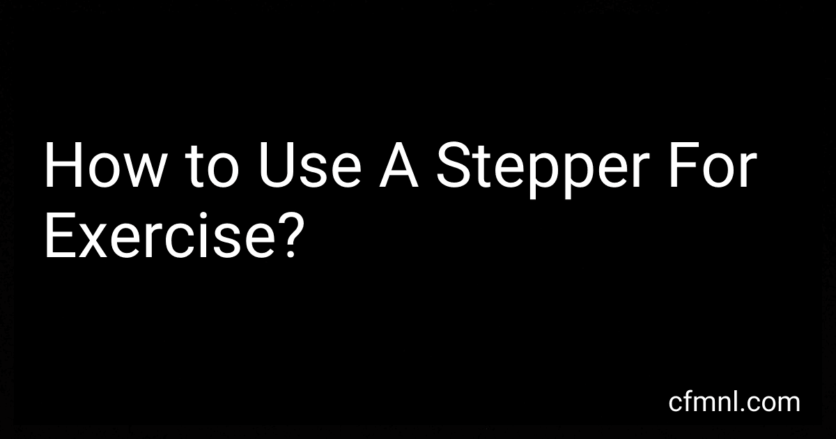 How to Use A Stepper For Exercise? preview