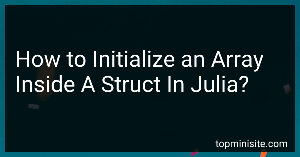How to Initialize an Array Inside A Struct In Julia? image