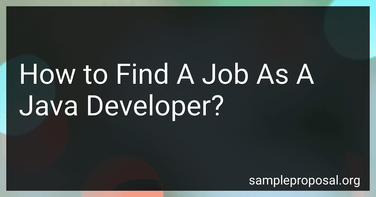 How to Find A Job As A Java Developer? image