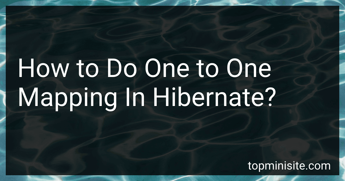 How to Do One to One Mapping In Hibernate? image