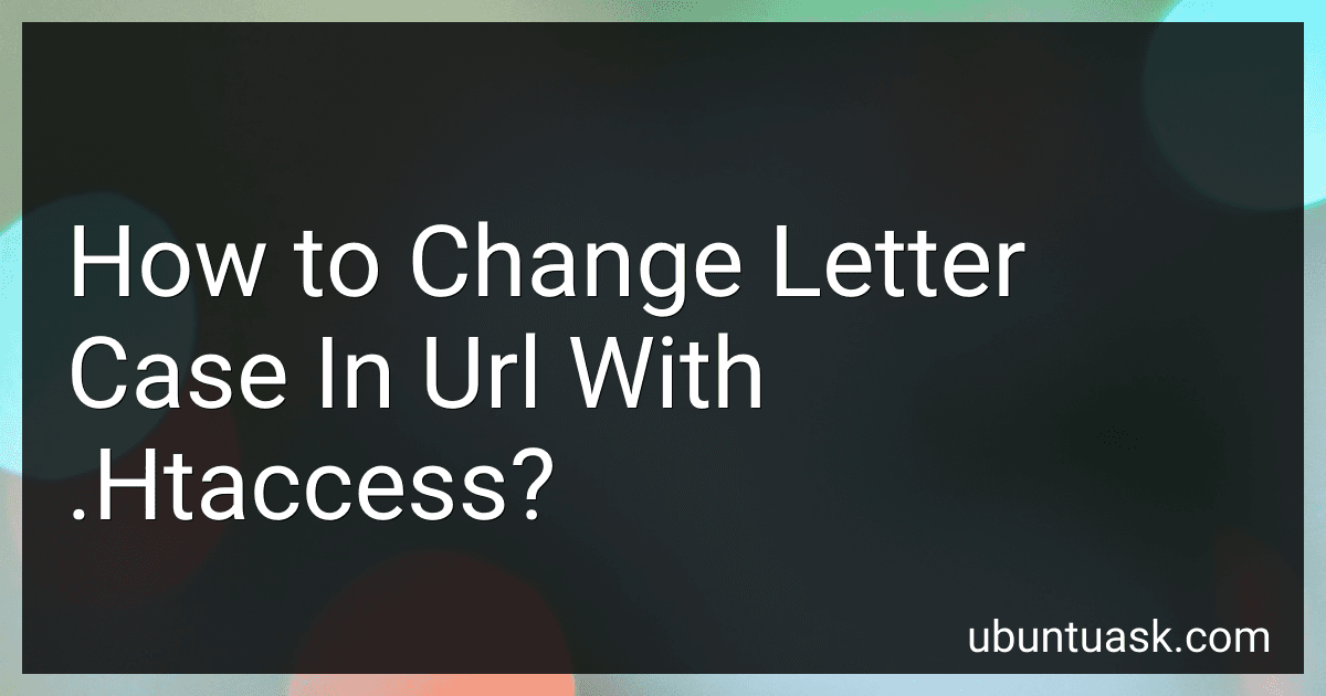 How to Change Letter Case In Url With .Htaccess? image